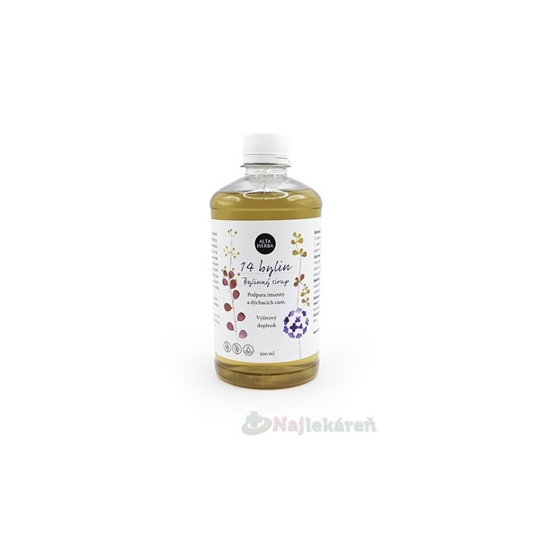 ALTA HERBA 14 Bylín sirup 500ml