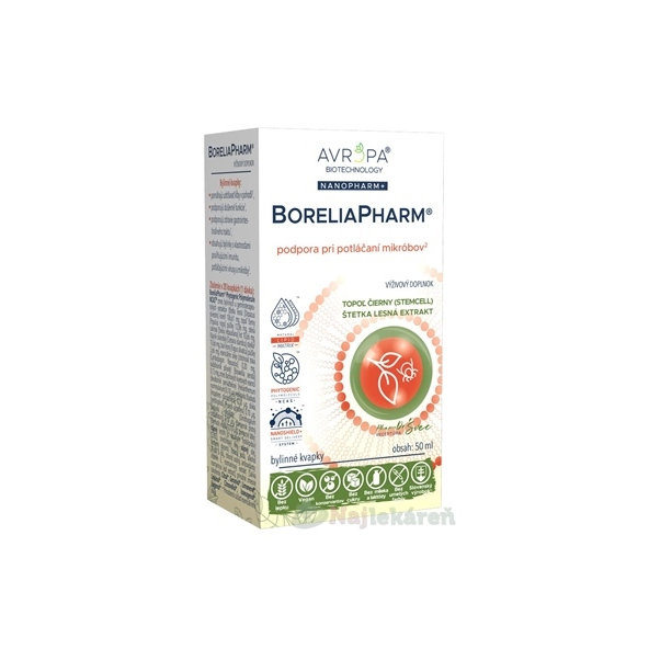 Avropa BoreliaPharm bylinné kvapky 50 ml