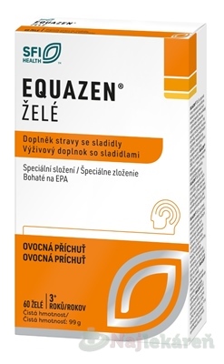 EQUAZEN želé s ovocnou príchuťou 60 ks