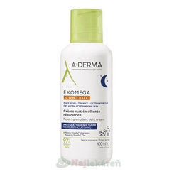 A-DERMA EXOMEGA Control nočný krém 400ml