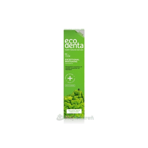 EcoDenta Exceptional Anti-coffe & tobacco zubná pasta 100 ml