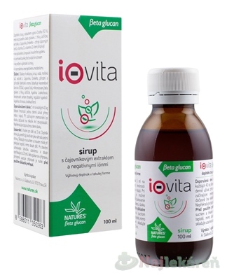 NATURES iovita sirup s čajovníkovým extraktom a negatívnymi iónmi 100ml