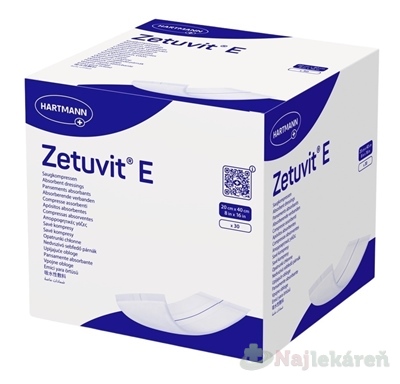 HARTMANN Zetuvit E savé kompresy 20x40cm 30 kusov kúpite na Najlekaren.eu