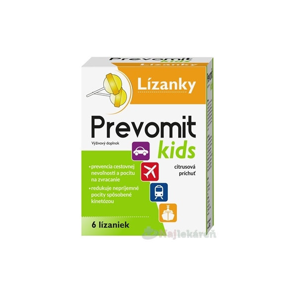 Premovit kids Lízanky 6ks