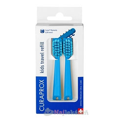 CURAPROX Kids travel refill modrý CS 5500 náhradné hlavičky na kefku 2 ks