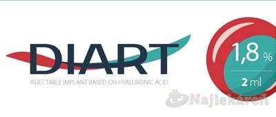 E-shop DIART 1,8 % Implantát na báze HA 36 mg/2 ml 1 ks