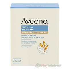 Aveeno Soothing upokojujúci ovsený kúpeľ, vrecúška 8x42g