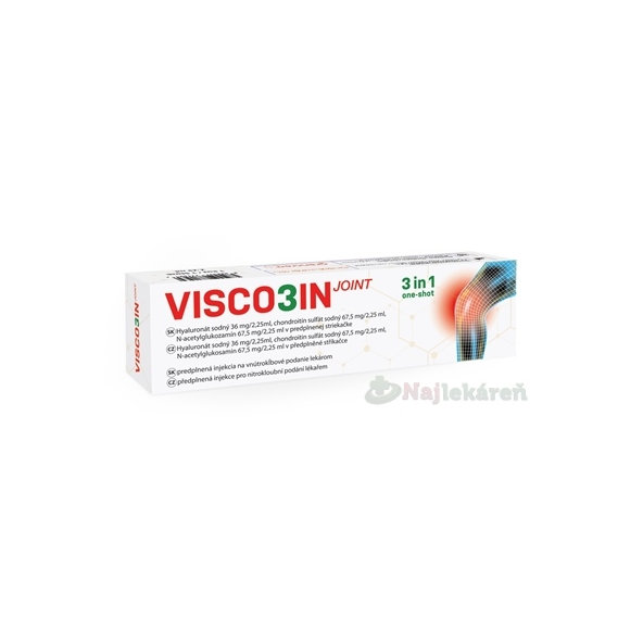 VISCO3IN joint predplnená injekcia 2,25 ml