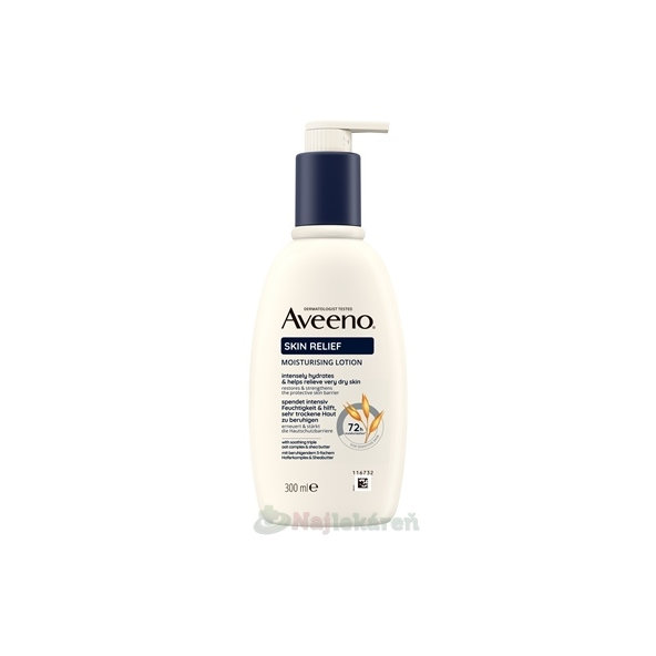 Aveeno SKIN RELIEF hydratačné telové mlieko 300ml