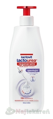 Lactovit Lactourea Telové mlieko regeneračné spevňujúce 400 ml