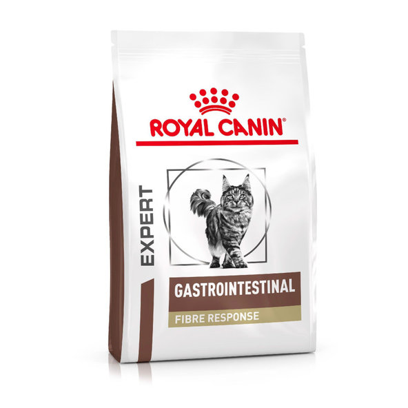 ROYAL CANIN CAT GASTROINTESTINAL FIBRE RESPONSE granule s vyšším obsahom vlákniny pre mačky trpiace ochorením tráviaceho traktu - 2 Kg