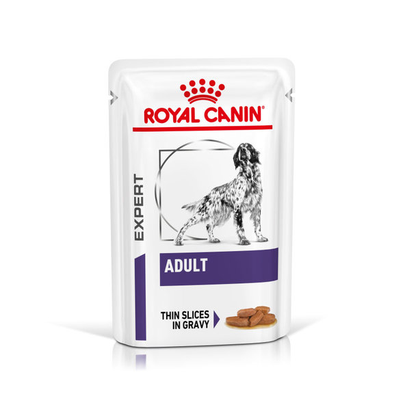 ROYAL CANIN DOG ADULT GRAVY kapsičky pre psov na podporu optimálneho zdravia 12 x 100 g