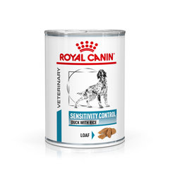 ROYAL CANIN DOG SENSITIVITY CONTROL DUCK konzerva kačica s ryžou pre psov s nežiaducimi reakciami na potravu 410 g