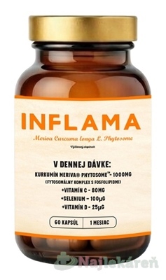 Inflama kurkumín s vitamínmi 60 kapsúl