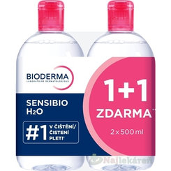 BIODERMA Sensibio H2O micelárna voda Festival 2x500ml