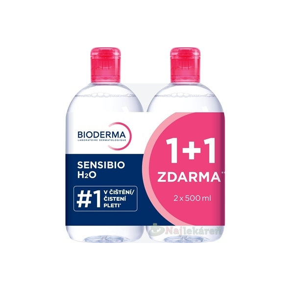 BIODERMA Sensibio H2O micelárna voda Festival 2x500ml