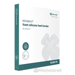 Kliniderm foam silicon border krytie penové 20x20,8cm 5ks