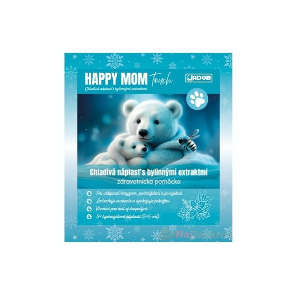 HAPPY MOM Touch - JADOB chladivá náplasť s bylinnými extraktmi 5 ks