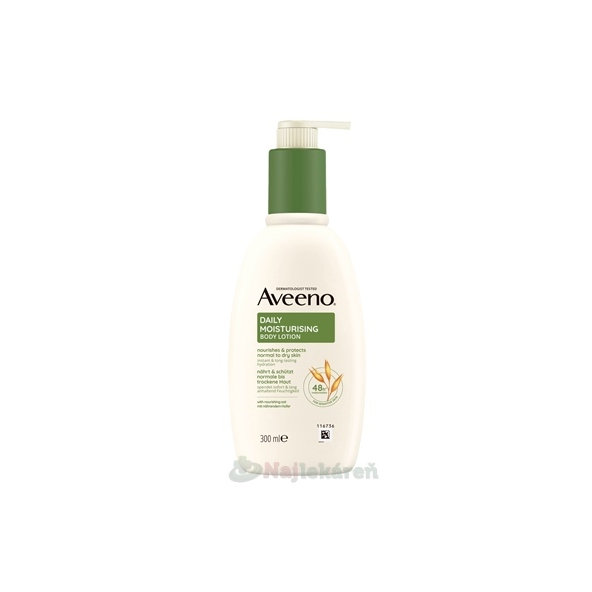 Aveeno DAILY MOISTURISING telové mlieko 300ml