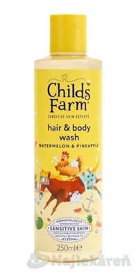 E-shop Childs Farm Hair & Body wash Umývacia emulzia melón ananás 250 ml