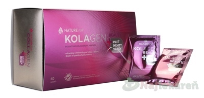 NatureVia Kolagen Beauty+ kolagén vo vrecúšku 60 ks kúpite na Najlekaren.eu