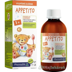 PHARMALIFE APPETITO SIRUP 1+ banánová príchuť 200 ml