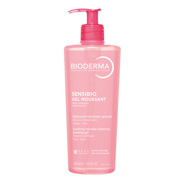 BIODERMA Sensibio Gel Moussant odličovací gél 500ml