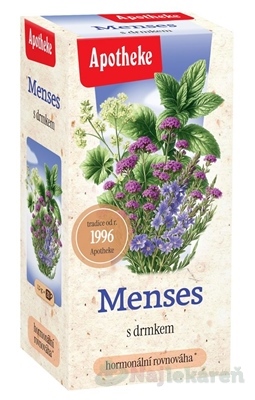 APOTHEKE ČAJ NA MENZES s drmekom 30 g kúpite na Najlekaren.eu