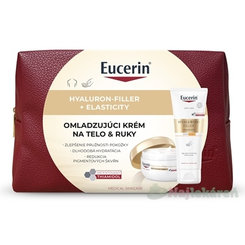 Eucerin Vianočná taštička HYALURON-FILLER + ELASTICITY telový krém + krém na ruky