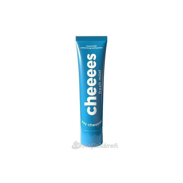 CHEEEES Fresh mint bieliaca zubná pasta 60 g