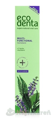 EcoDenta Multi-Funkcional zubná pasta 7 bylín 100 ml kúpite na Najlekaren.eu