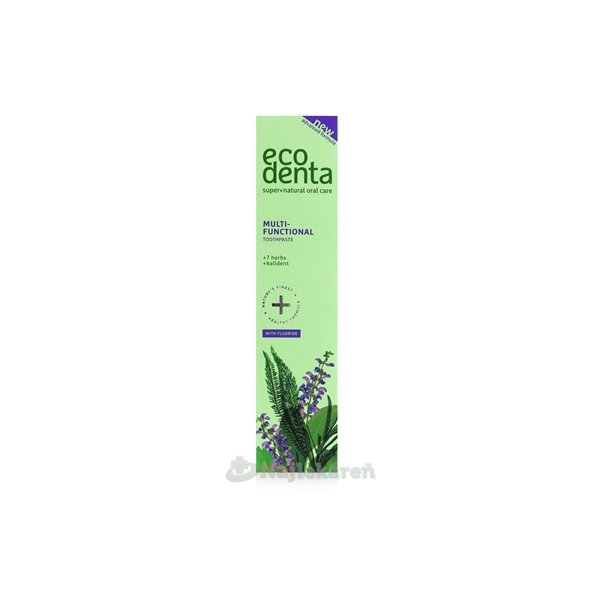 EcoDenta Multi-Funkcional zubná pasta 7 bylín 100 ml
