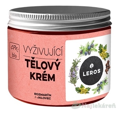 LEROS VYŽIVUJÚCI TELOVÝ KRÉM ROZMARÍN & BORIEVKA 200 ml kúpite na Najlekaren.eu