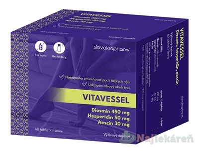 Slovakiapharm VITAVESSEL 60 tbl kúpite na Najlekaren.eu