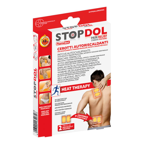 Stopdol samohrejivé náplasti proti bolesti 10x13 cm 2 kusy