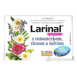 Dr. Müller LARINAL rumanček slez šalvia 16 tabliet