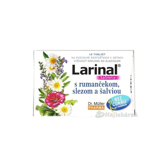 Dr. Müller LARINAL rumanček slez šalvia 16 tabliet