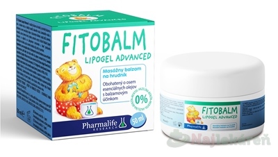 Pharmalife Fitobalm Lipogel Advanced masážny balzam na hrudník 50 ml