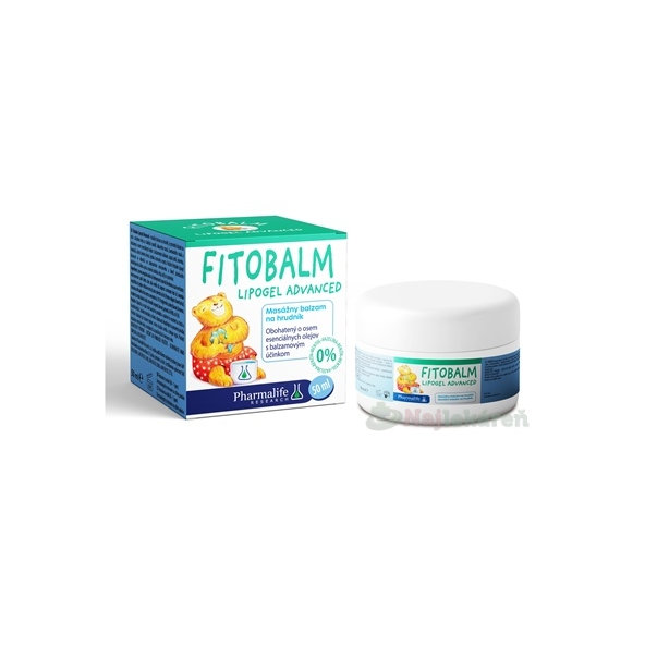 Pharmalife Fitobalm Lipogel Advanced masážny balzam na hrudník 50 ml