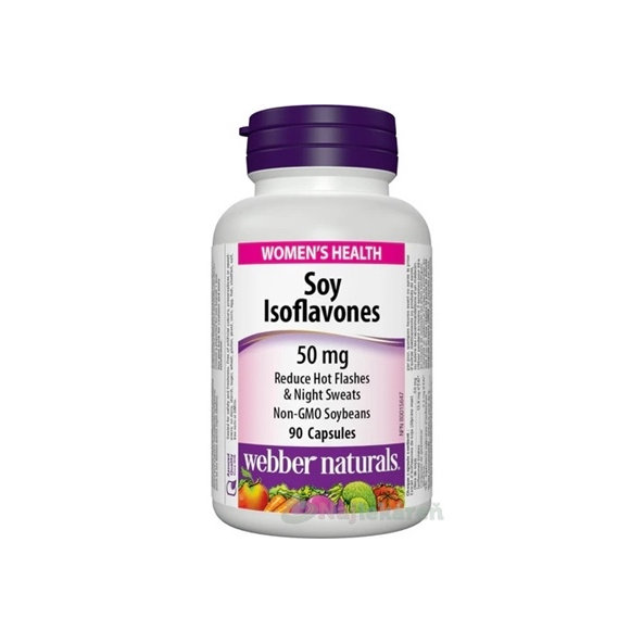 WEBBER NATURALS Sójové Izoflavóny 50mg 90 kapsúl