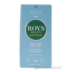 ROYS Beauty Pure Deo Man roll-on prírodný 50 ml