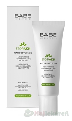 BABÉ AKNÉ Zmatňujúci hydratačný fluid 50 ml kúpite na Najlekaren.eu
