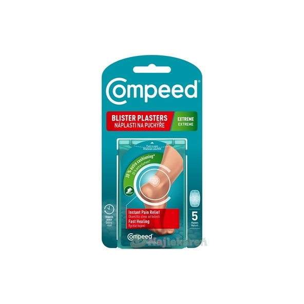 Compeed NÁPLASŤ na pľuzgiere EXTREME 5ks