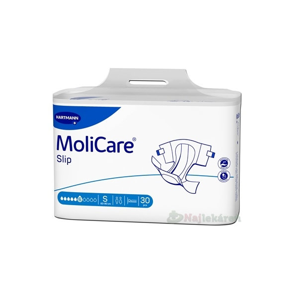 MoliCare Slip extra plus 6 kvapiek S 60 - 90 cm 30 ks