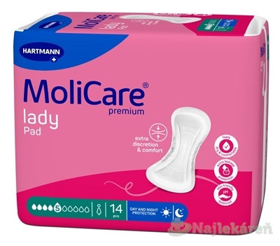 MoliCare Premium lady pad 5 kvapiek inkontinenčné vložky 14 ks