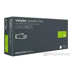 MERCATOR Vinylové rukavice veľkosť S 100 ks