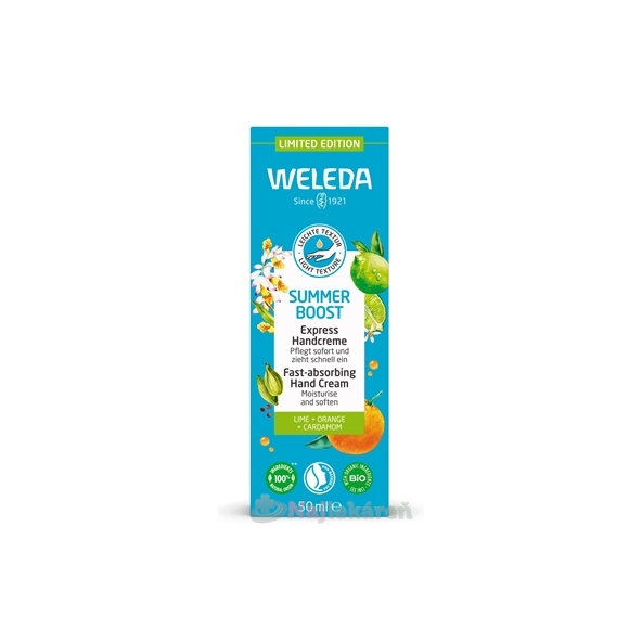 WELEDA SUMMER BOOST Hand cream Express krém na ruky 50 ml