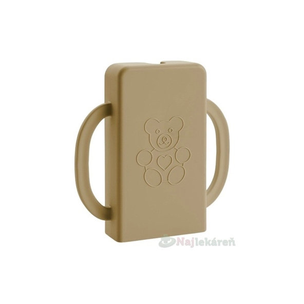 KAPSÁČEK držiak na detskú kapsičku béžový 1 ks