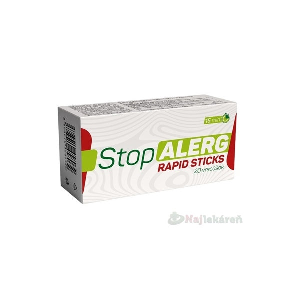 StopALERG RAPID STICKS vrecúška 20 ks