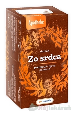 Apotheke Zo srdca darčekový ovocný čaj 20 vrecúšok